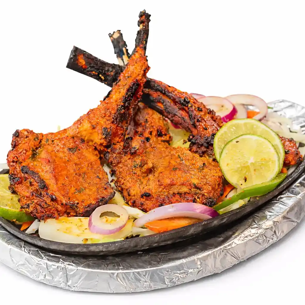 Grilled Lamb Chops at Naga's South Indian Cuisine 